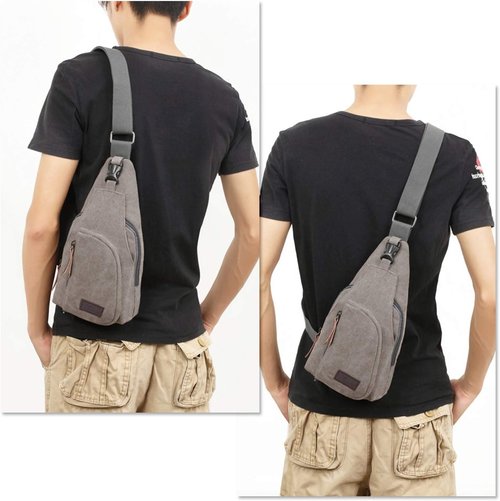 Kalevel Outdoor Travel Crossbody Backpack Casual Shoulder Chest Bag Men Women