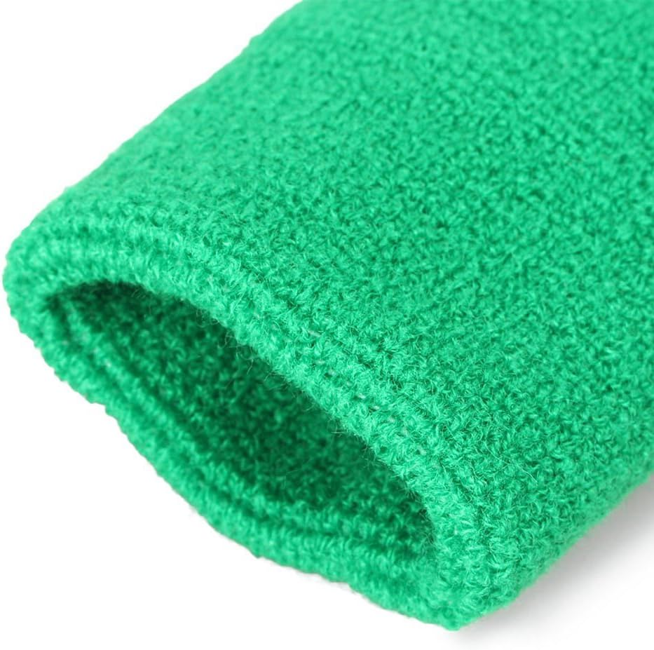 Mallofusa 10 Pack Colorful Sports Basketball Football Absorbent Wristband Party Outdoor Activity