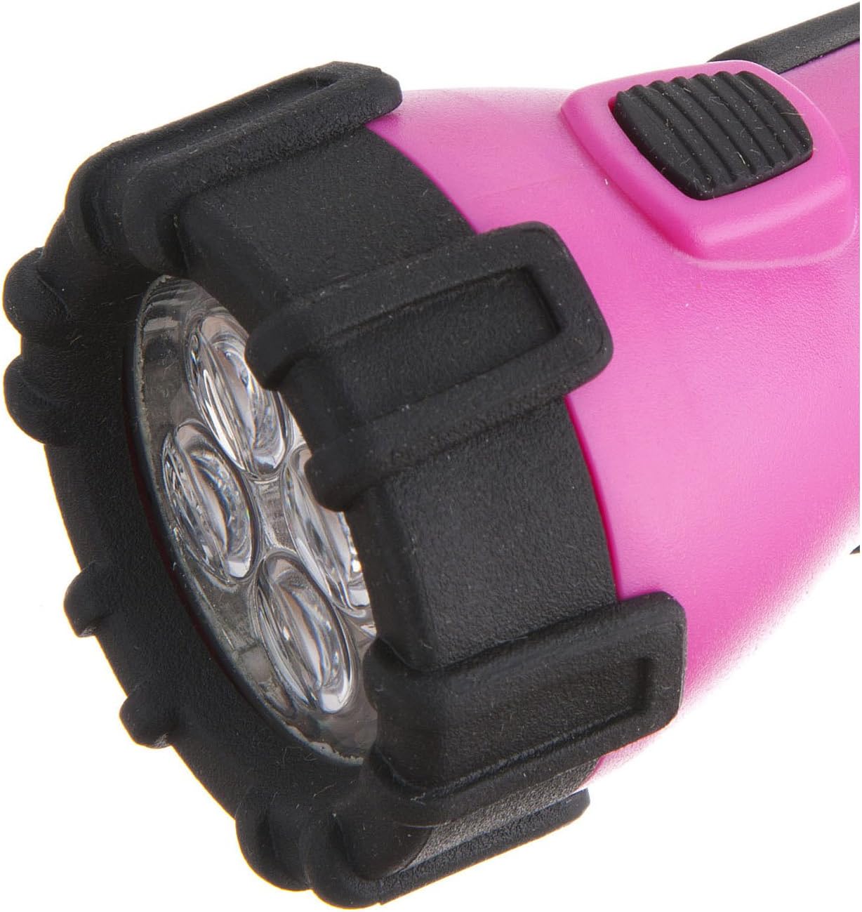 Dorcy 55 Lumen Floating Water Resistant LED Flashlight with Carabineer Clip, Pink ( 41-2509)