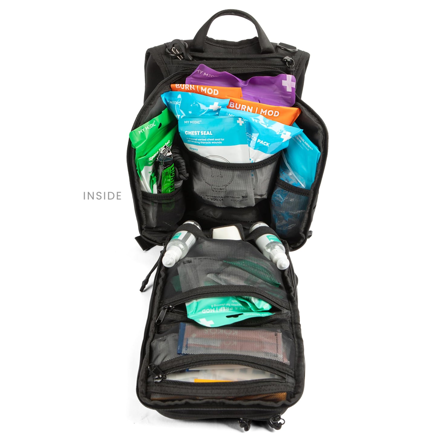 My Medic Recon PRO - HSA FSA First Aid Kit - 250+ First Aid and Survival Essentials, Supplies, & Must Have IFAK for Home, Car, Office or Business - Red