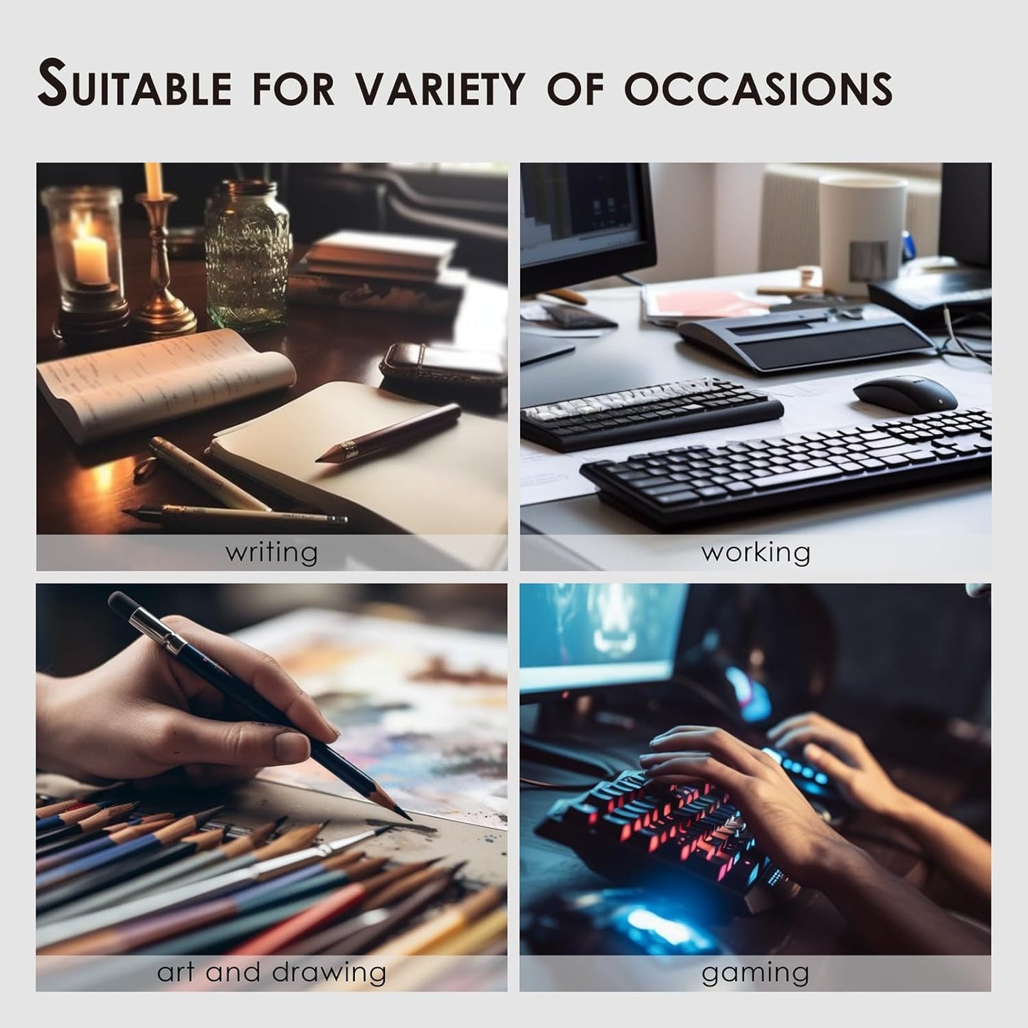 Cork Desk Mat - Dual-Sided Desk Pad for Office and Home - Desk Organization and Accessories - Ideal for Large Mouse Pad and Desk Mats on Top of Desks(Dark Green,80cmx 40cm)
