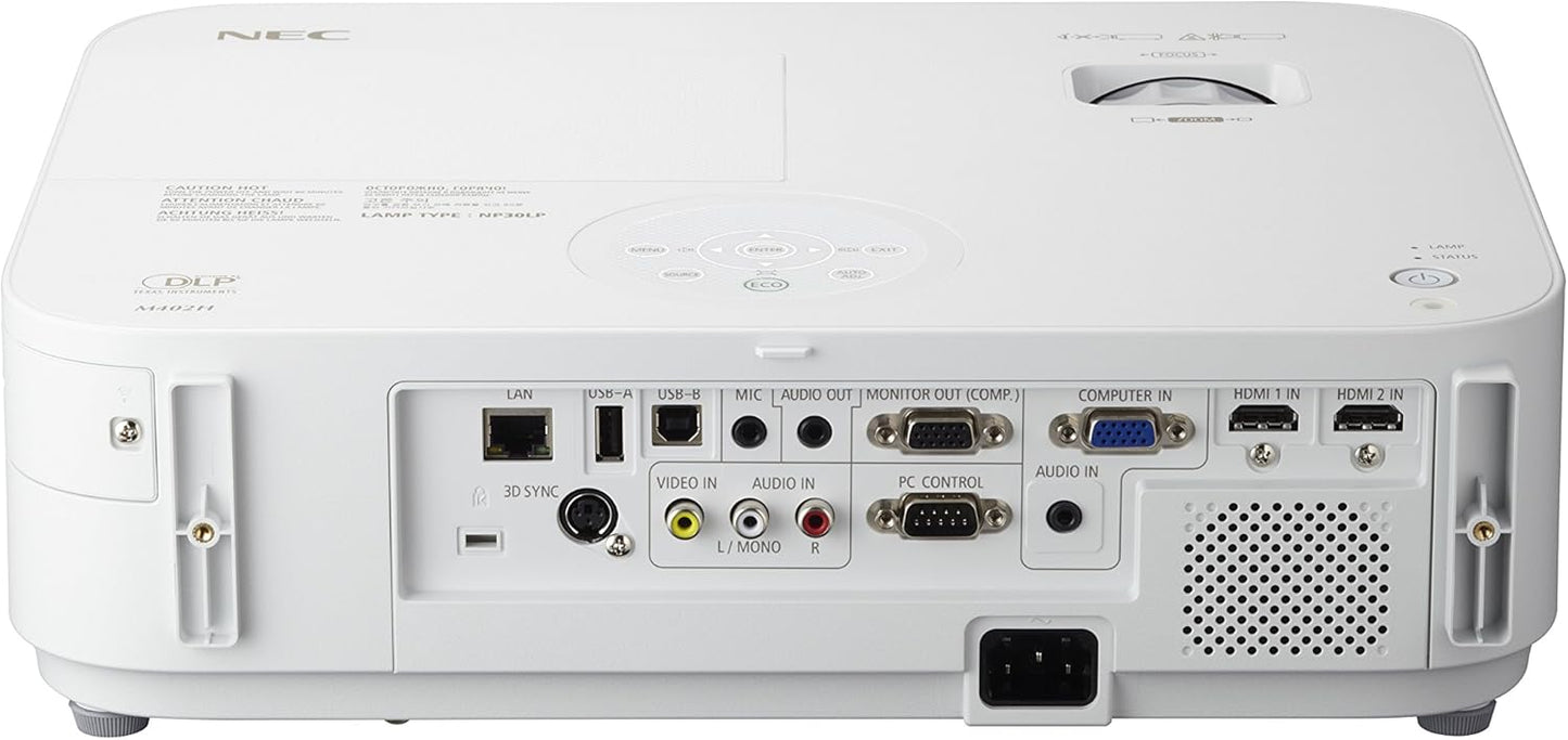 NEC M323W 3200ANSI lumens DLP WXGA (1280x800) 3D White