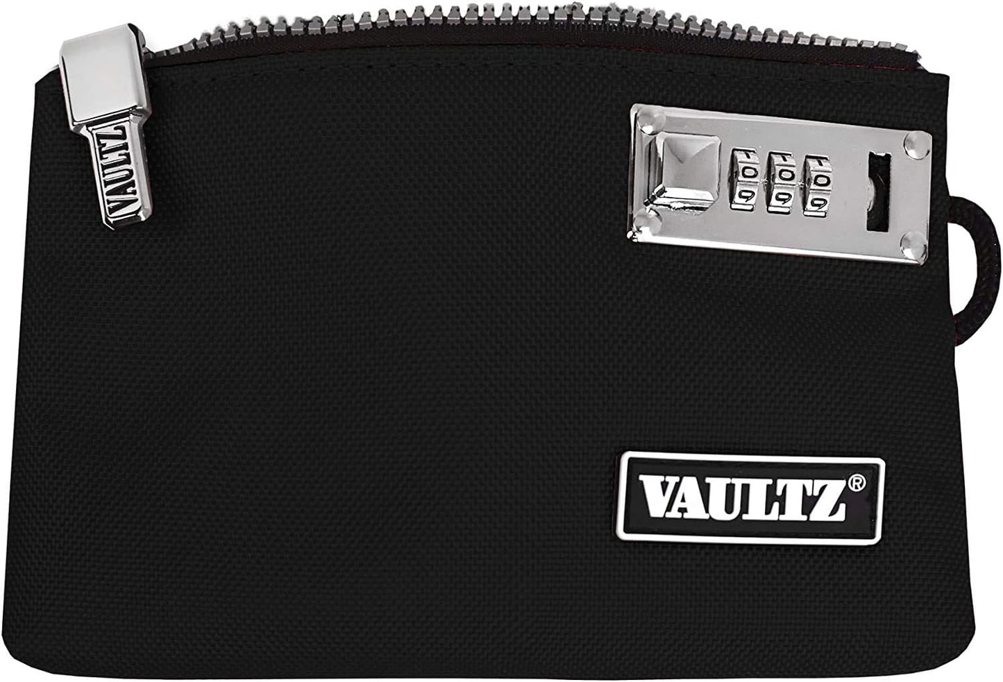 Vaultz Money Bag with Lock - 5 x 7 Inch, Men & Women's Locking Accessories Pouch for Cash, Bank Deposits, Wallet, Medicine, Phone and Credit Cards - BERRY