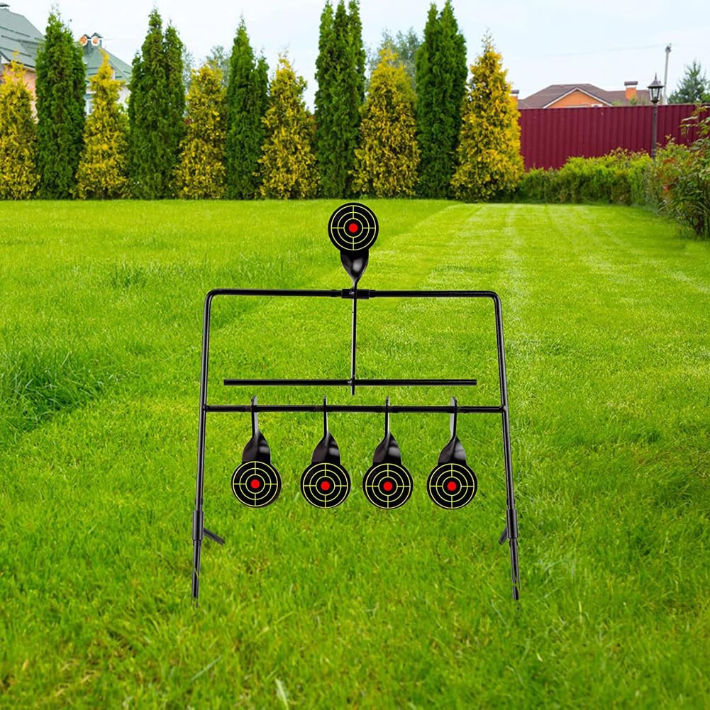 Teensery 100 Pcs 3" Round Shooting Targets Stickers Self Adhesive Splatter Targets Stickers for Shooting Hunting Training (1 Roll)
