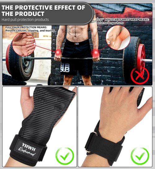YHWH Redeemed Fingerless Workout Grips – Cross Training Hand Protection for Women & Men | Faith-Based Gym Gear for Pull-Ups, Cross Training Exercises & Weightlifting