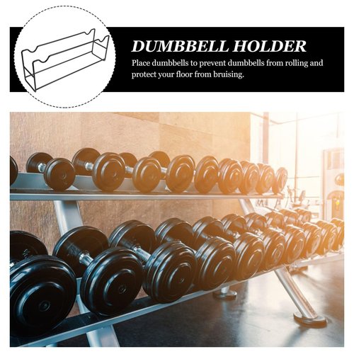 INOOMP Dumbbell Rack Barbell Rack Holder Strength Training Dumbbell Rack Universal Dumbbell Storage Stand/storage Racks Stand Weight Lifting Dumbbell 2In