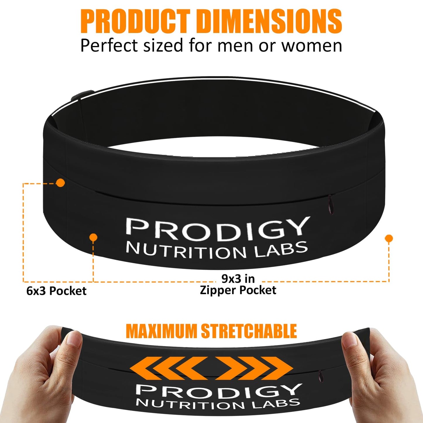2 Pack Unisex Belt Bags for Running and Travel Security: For Traveling, Working Out, Hiking, Securely Stash Money, Phone, and Hydration