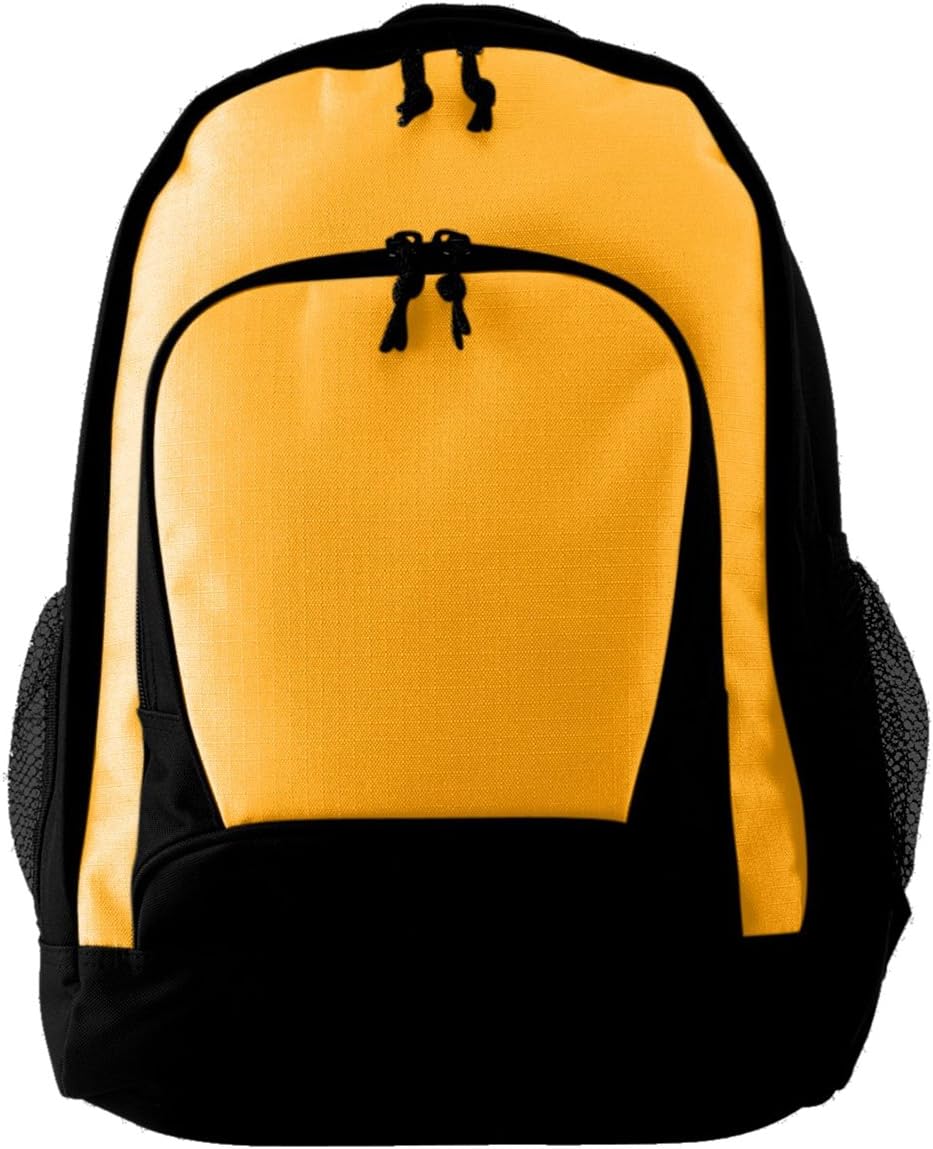Augusta Sportswear Ripstop Backpack, One Size, Black/Black