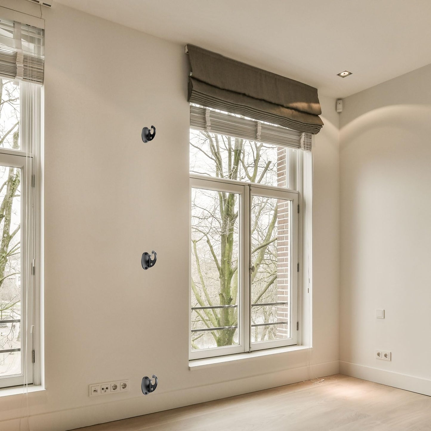 FITKIT 3-Pack Resistance Band Wall Anchor Set, No Weld Wall Mount for Exercise Bands & Suspension Straps – Compact Strength Training Kit for Home Gym Workouts & Physical Therapy