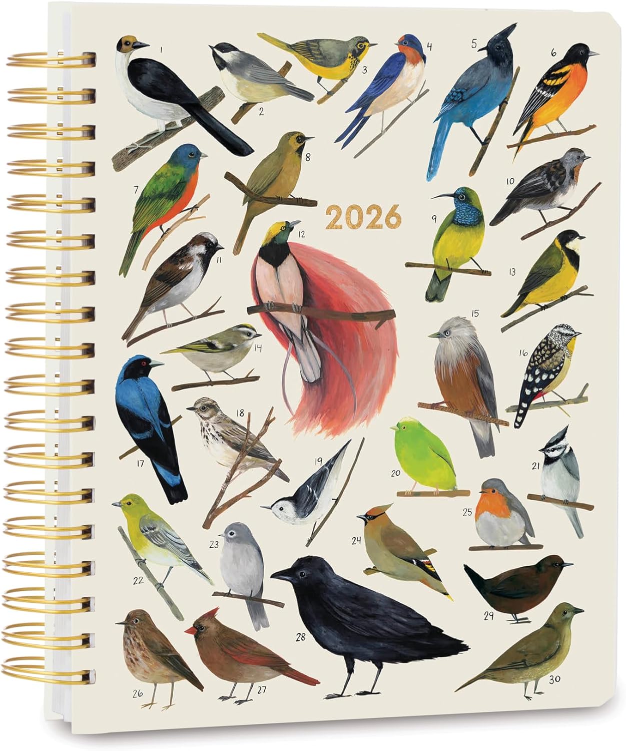 High Note Hardcover Academic Planner 2025-2026, Garden Bee, 9" x 10" 272 Pages, Daily Weekly Monthly Planner 2025-2026 August to December, Back to School Calendar Book for Teachers and Students