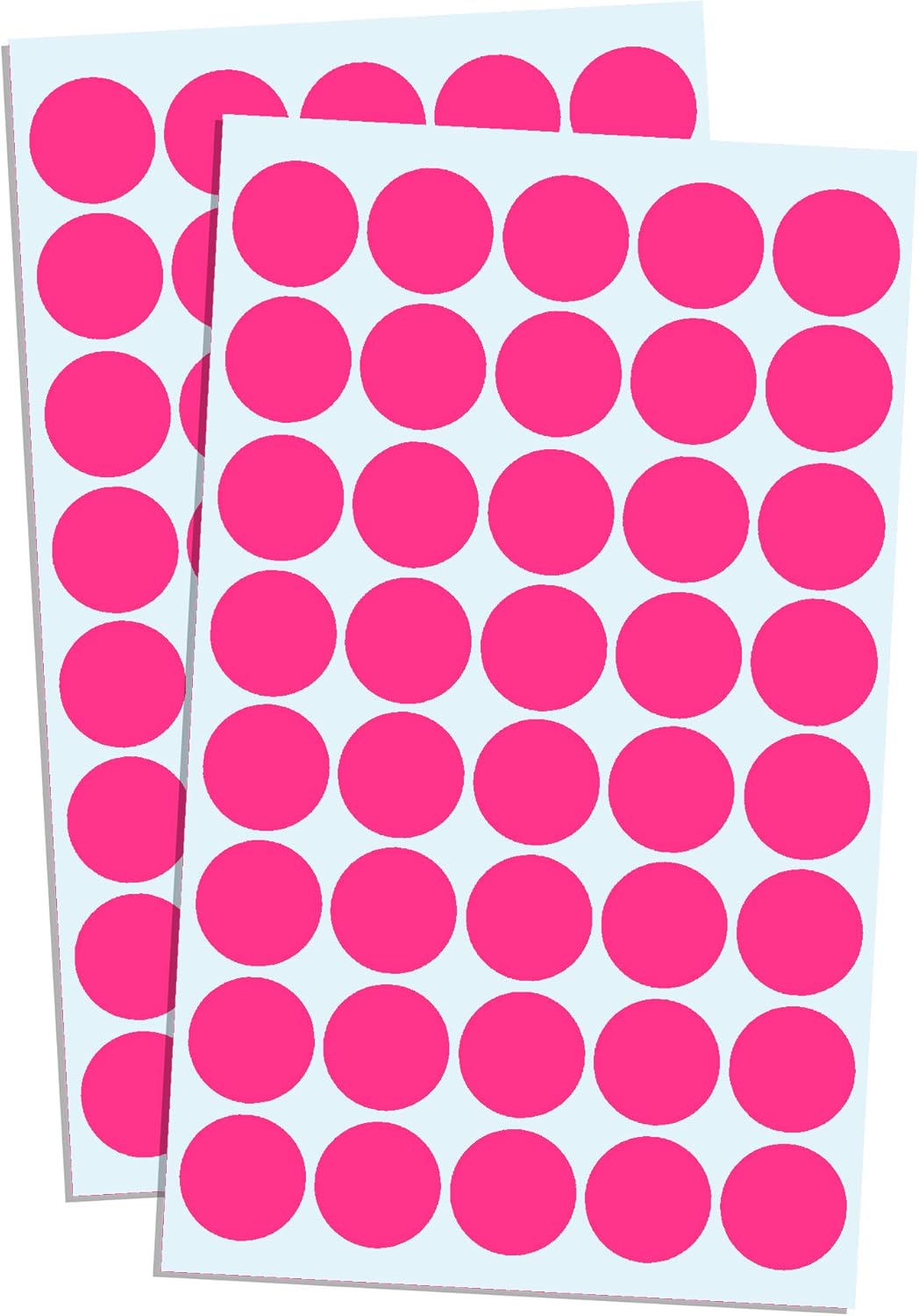 2000 Pack, 3/4" Round Dot Stickers Circle Labels - Red