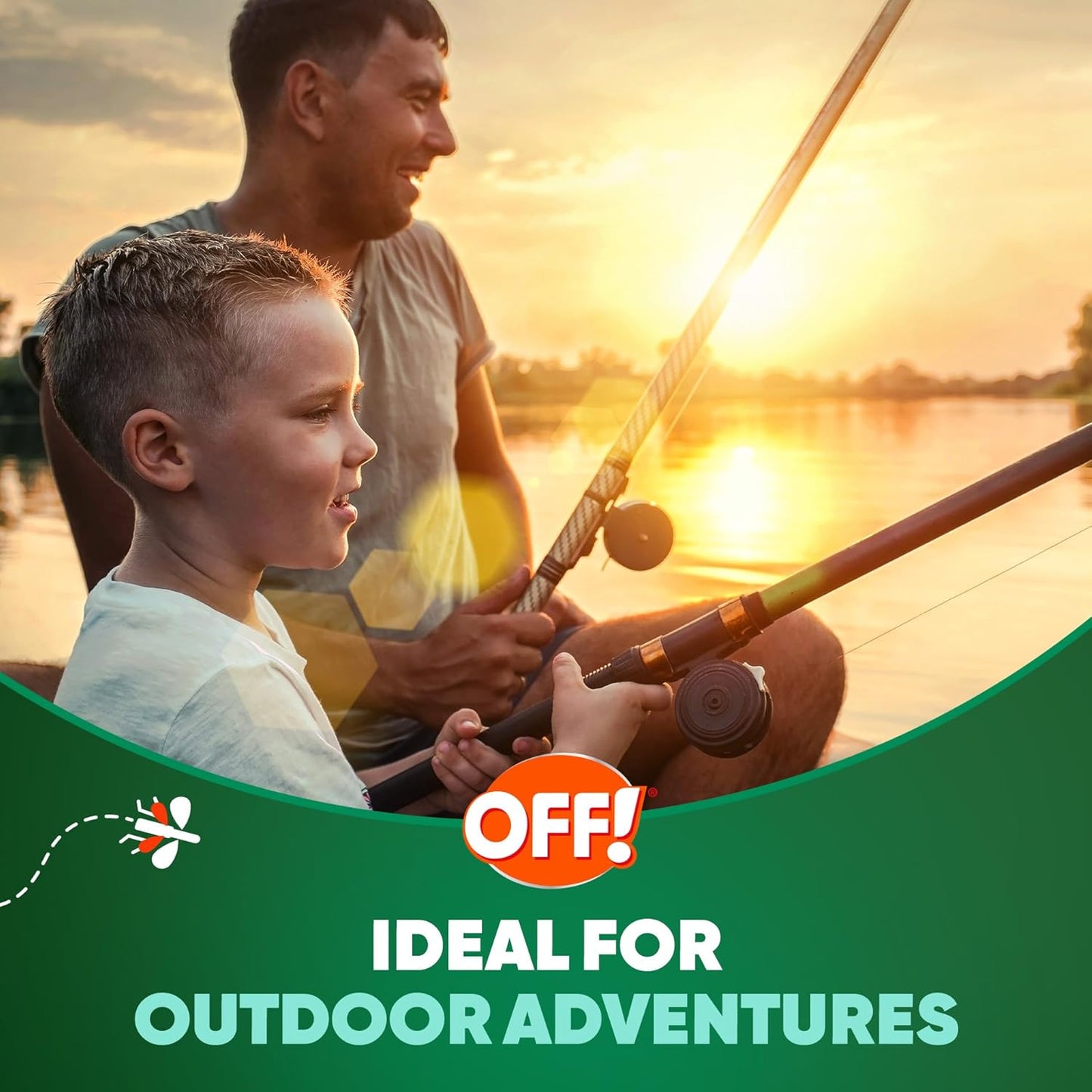 OFF! Deep Woods Mosquito, Tick, and Insect Repellent Wipes, Long lasting, 12 Individually Wrapped Wipes