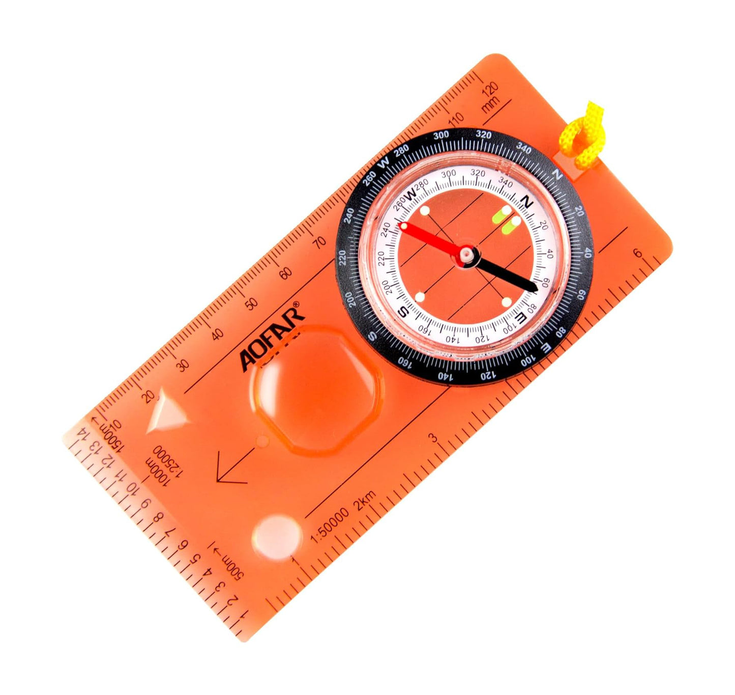AOFAR Magnesium Fire Starter AF-374 (2-Pack) and Compass AF-5C for Camping, Hiking, Hunting, Backpacking