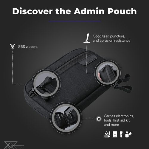 ALPAKA HUB Pouch - Soft-Shell Small Pouch Storage for Electronic Accessories, Tools, Durable, Weatherproof, and UV Resistant X-Pac X42 Fabric - Olive Green