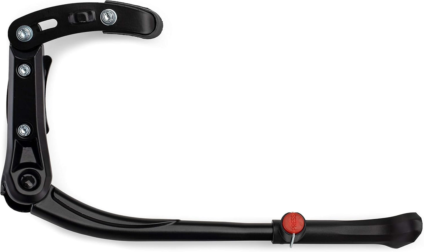 Schwinn Center or Rear Mounted Kickstand for Adult and Kids Bike, Lightweight, Convenient for Upright Storage, Bicycle Parts and Accessories, Perfect for Bikes Without Factory Mounting Plate