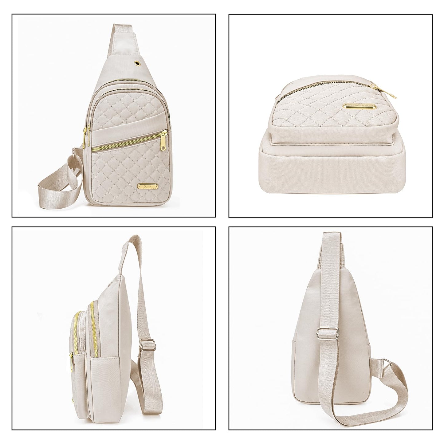 Aisijimo Small Sling Bag For Women Men Casual Crossbody Sling Backpack