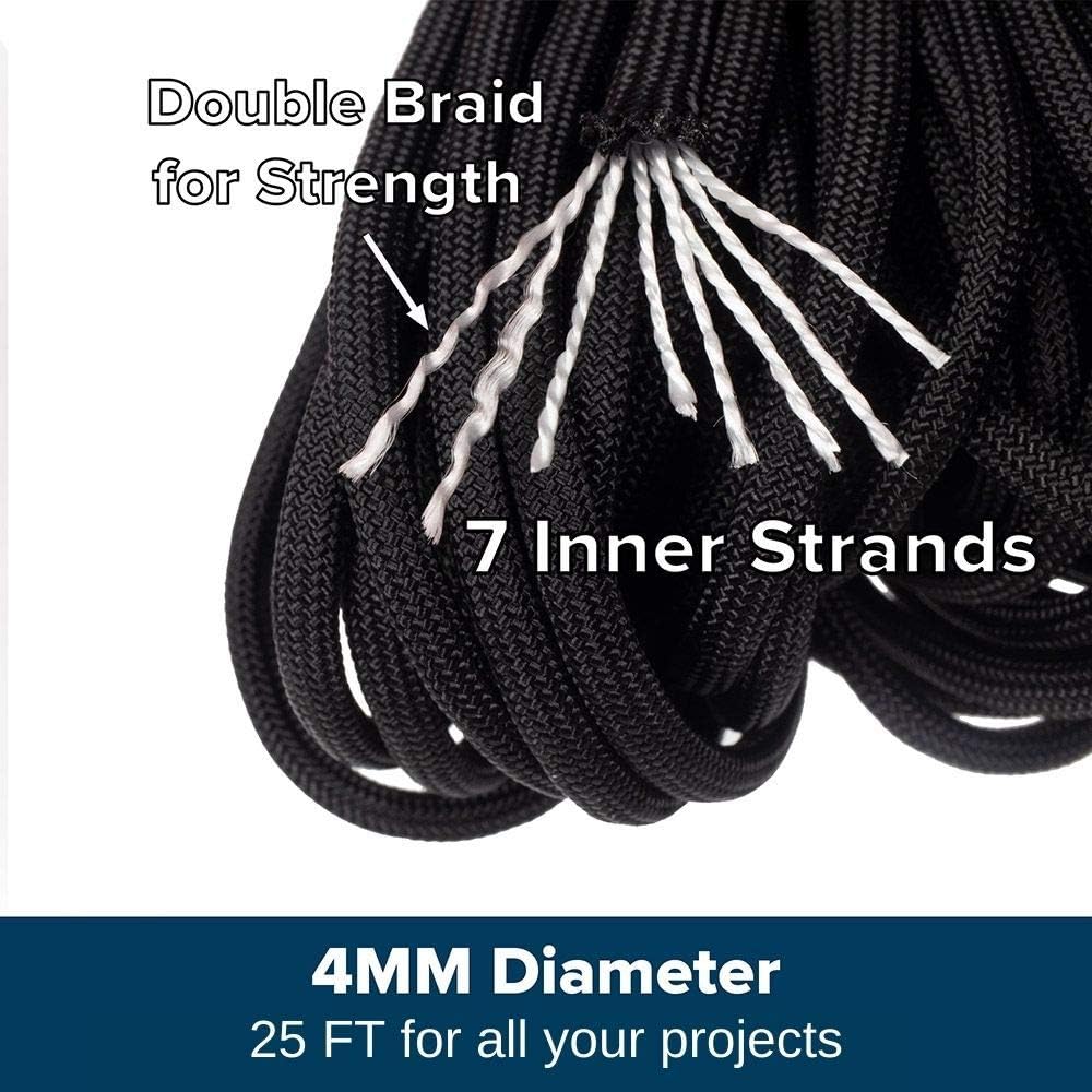 Paracord Planet Mil-Spec Commercial Grade 550lb Type III Nylon Paracord Solid Colors