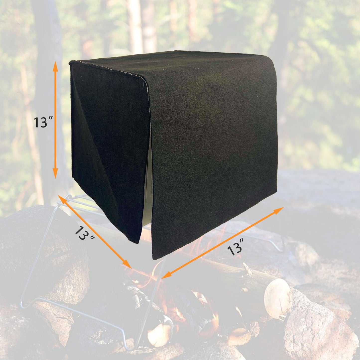 KUNFALY Thermal Insulated Camping Oven Cover for Foldable Camp Ovens Insulation Blanket with Aluminum Coated to Quickly Heats Up and Maintains Temperature