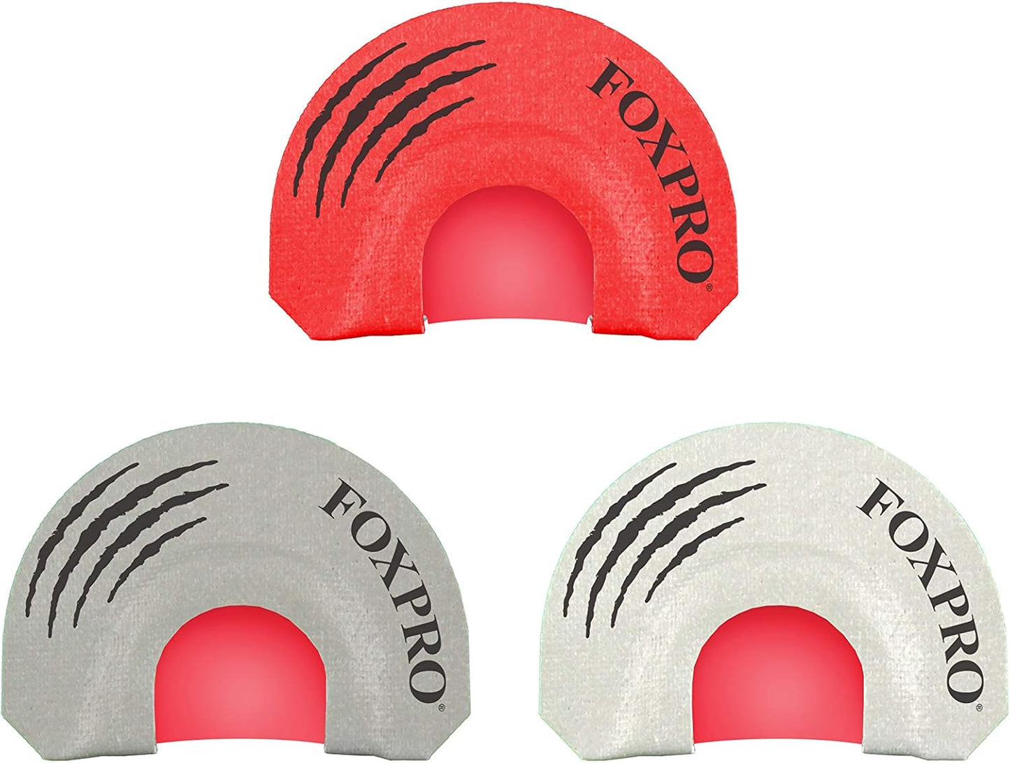 FOXPRO Loaded Gun Predator Mouth Call Combo For Coyote Hunting Includes 3 Diaphragm Mouth Calls