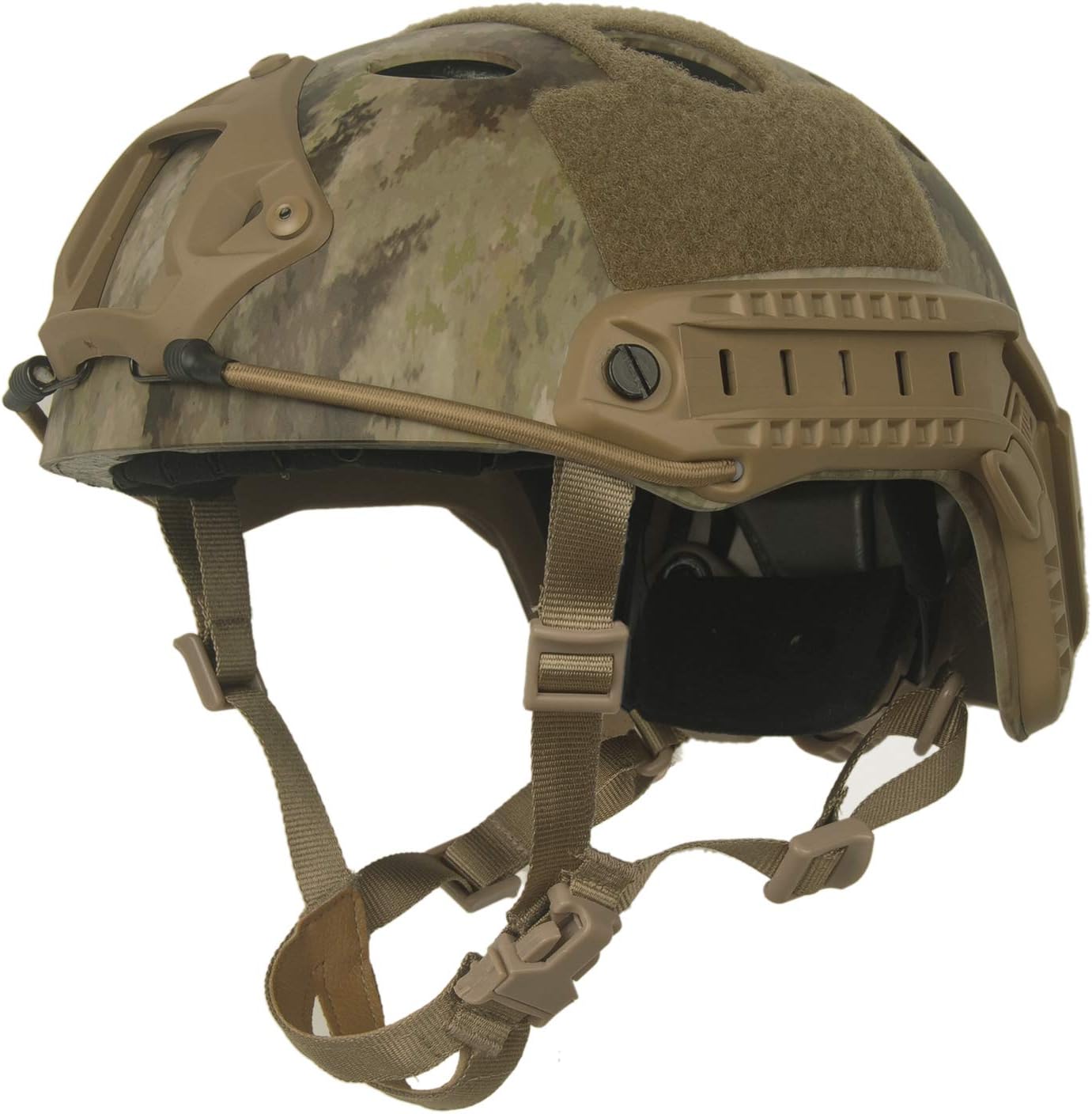 LOOGU Fast BJ Base Jump Tactical Helmet for Airsoft with 12-in-1 Headwear