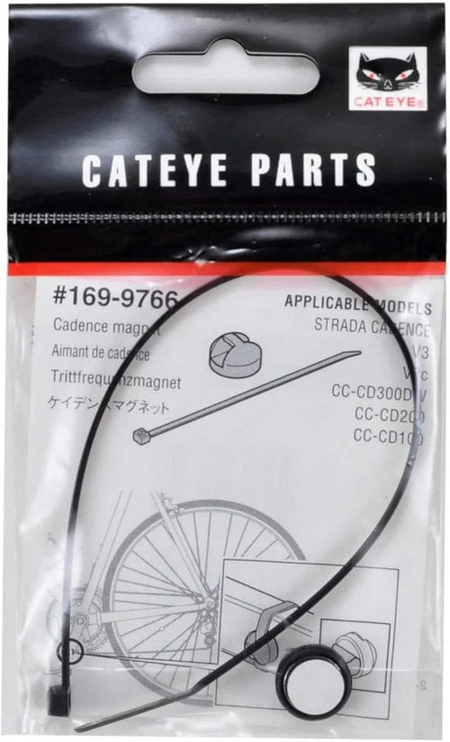 CATEYE Universal Cadence Magnet – Cycling Computer Spare RPM Cadence Magnet for Road, MTB, Gravel Bikes, Easy Install, Fits All Crank Arms, for ISC-12 Bluetooth Speed & Cadence Sensor