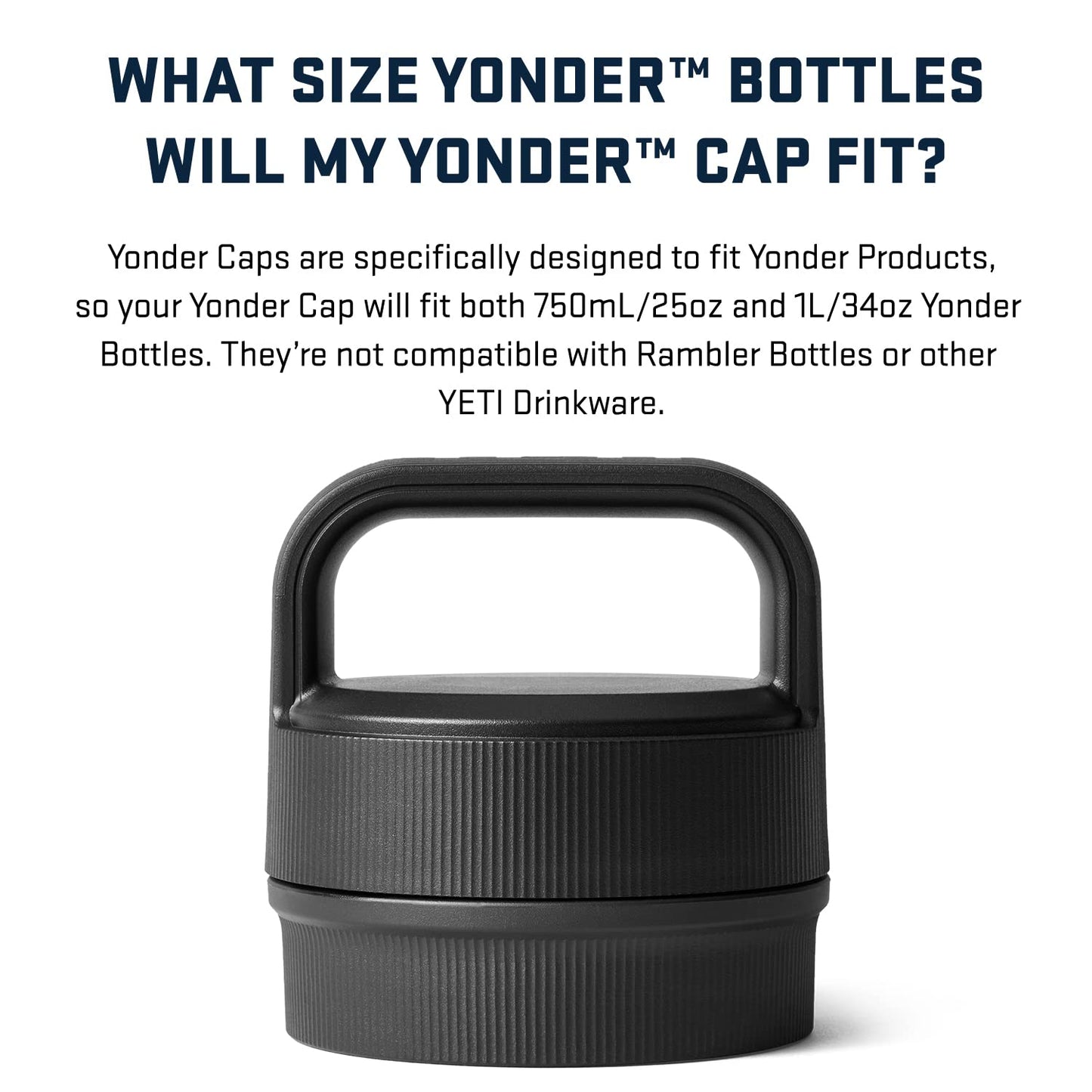 YETI Yonder Chug Cap Black