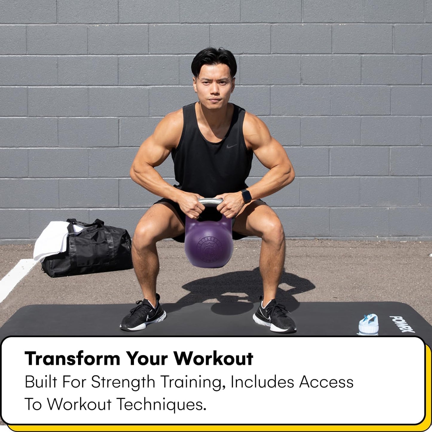 Kettlebell Kings Competition Kettlebells Weight (35mm handle) 8-48 KG | Hand weights Workout Gym Equipment & Strength training sets for Women & Men for Home Gym | Suitable for High Repetition Workouts