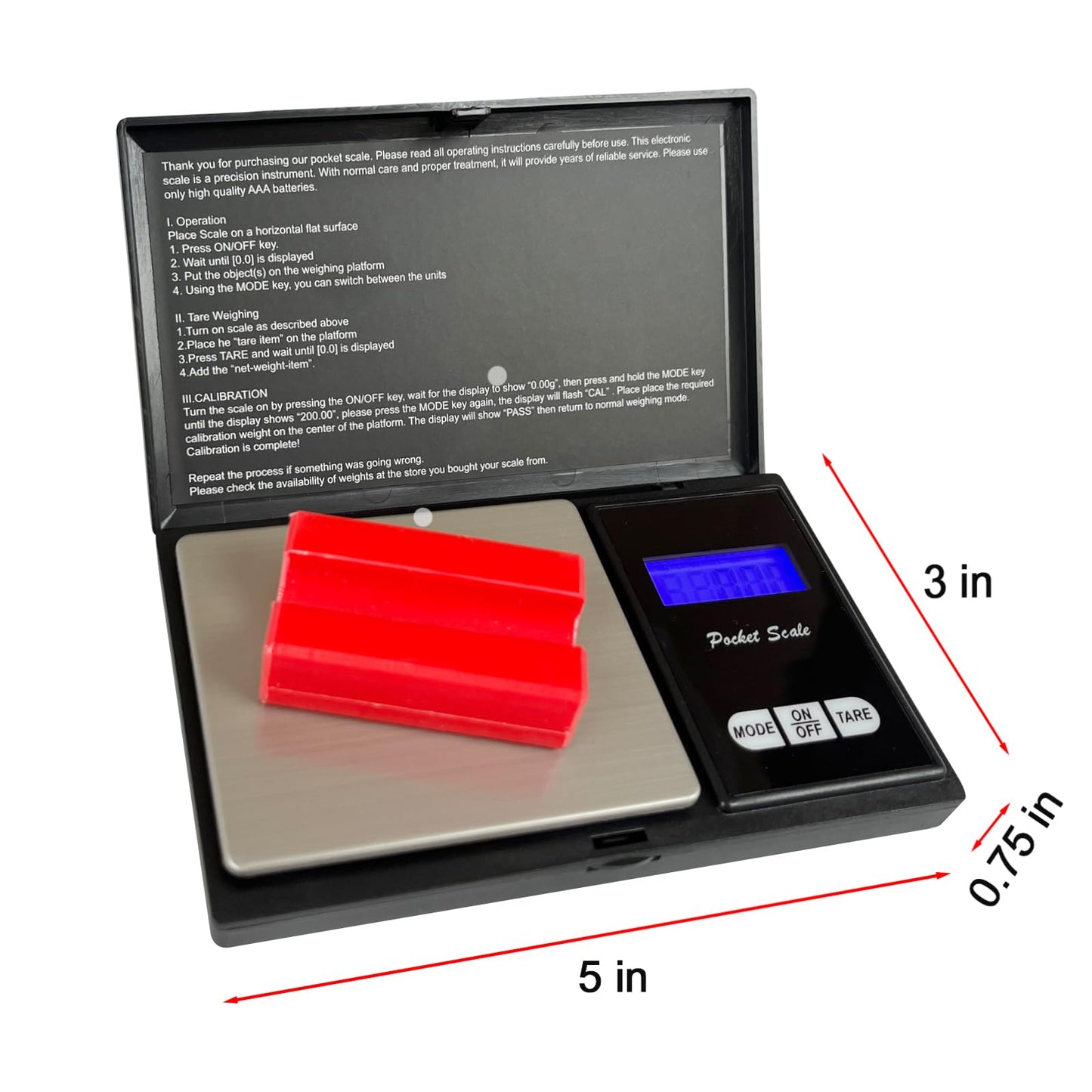 - QI HUO JU - Archery Arrow Scale Grain Scale Portable Arrows Weight Scales Digital Grains with Arrow Holder, LCD Display and High-Precision Accurate, Included Batteries