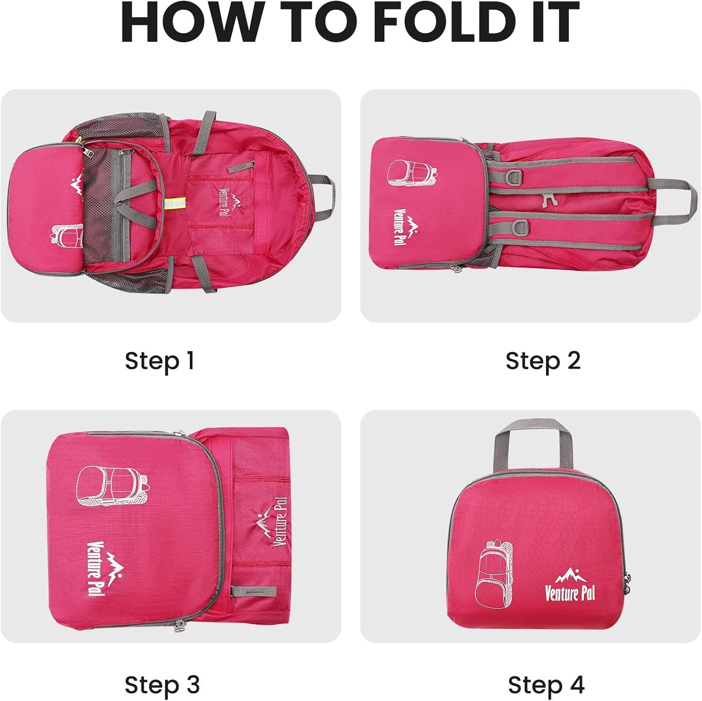 Venture Pal 35L Ultralight Lightweight Packable Foldable Travel Camping Hiking Outdoor Sports Backpack Daypack