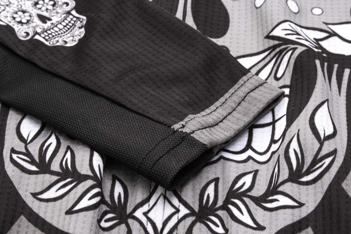 JPOJPO Cycling Jersey Men, Mountain Bike Shirt Tops S-5XL - Breathable and Quick Dry