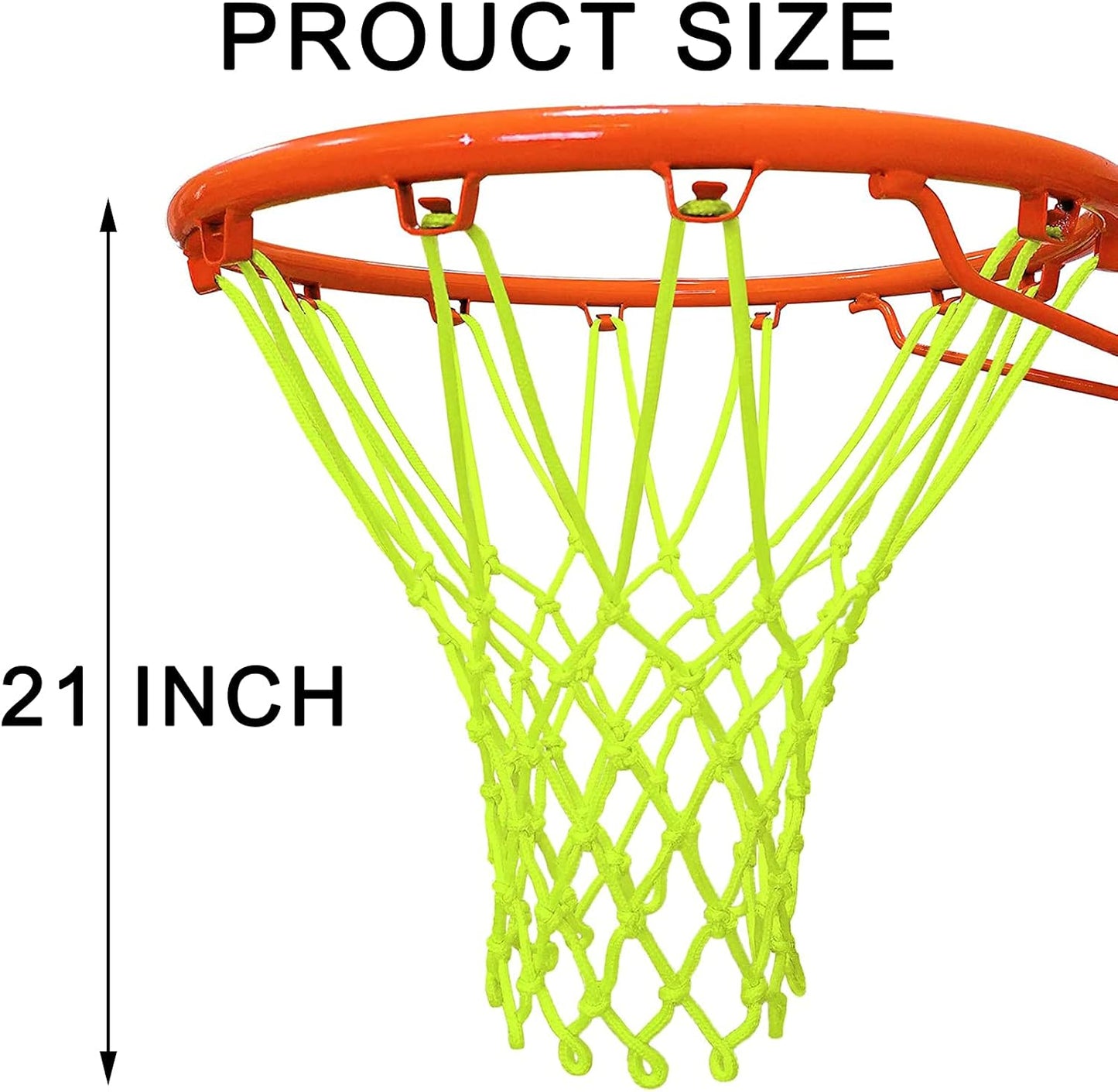 Glow Basketball Net – Luminous Outdoor Nylon | Portable Sun-Powered Nightlight