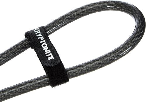 Kryptonite KryptoFlex Security Cable, 2.6FT/4FT/7FT/30FT Long Braided Steel Flex Bike Lock Anti-Theft Cable with Looped Ends for Outdoor Equipment, U-Lock and Padlock, 5mm-10mm Thick