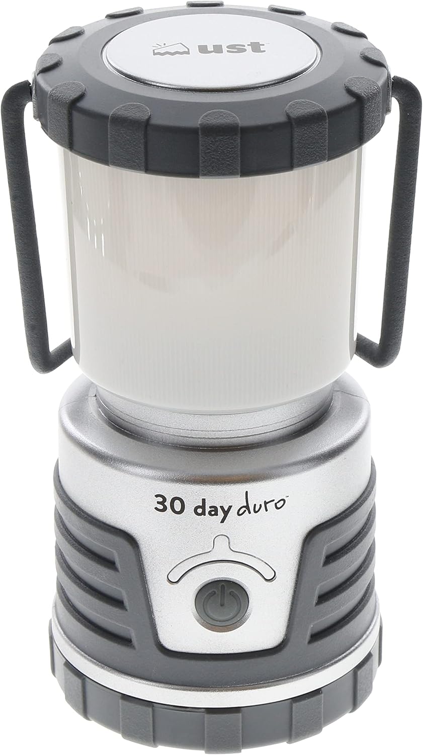 ust 60-DAY Duro LED Portable 1200 Lumen Lantern with Lifetime LED Bulbs and Hook for Camping, Hiking, Emergency and Outdoor Survival