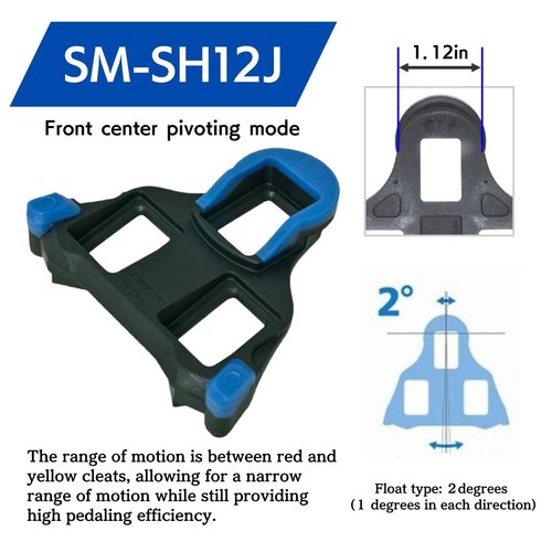 SPD-SL Cleat Set SM-SH12 ISMSH12J Blue, SPD-SL Compatible Cleat Cover Set