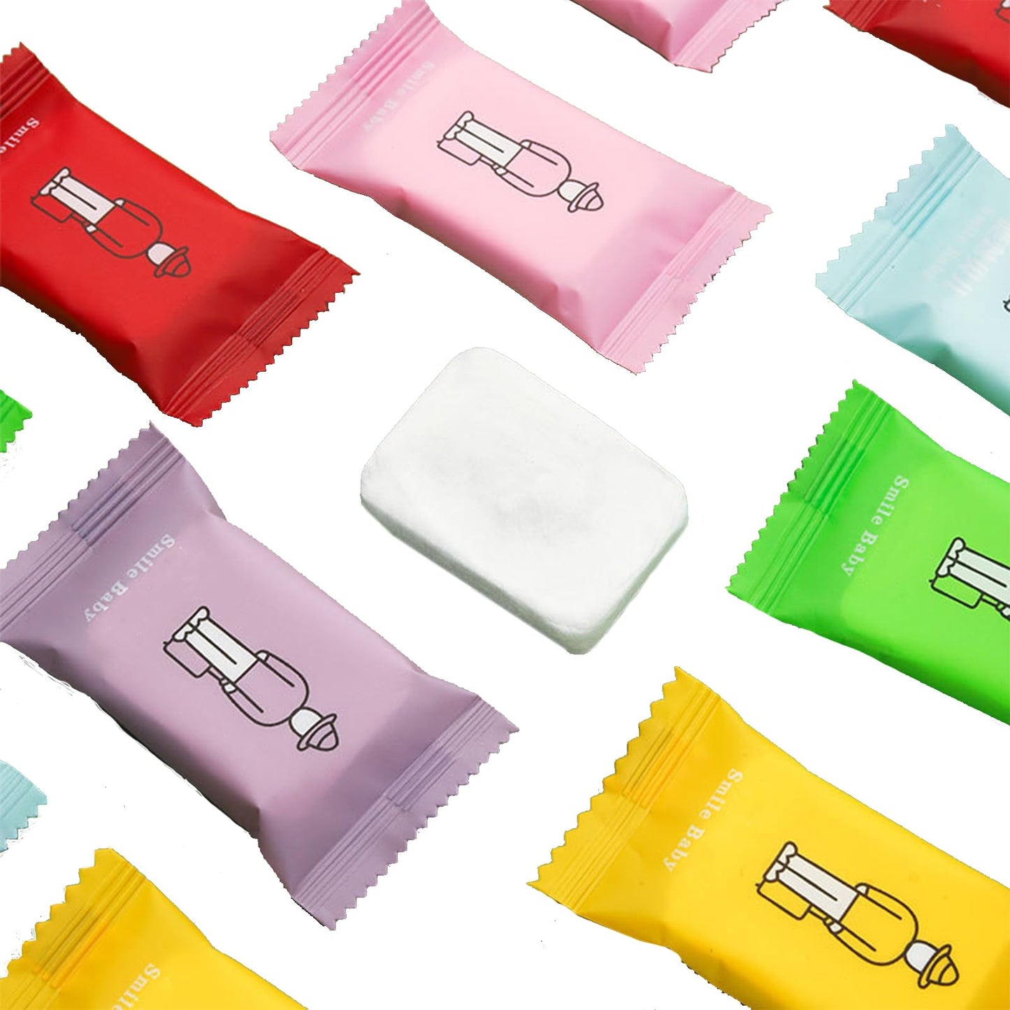 Compressed Portable Face Towel Tablet - 28 Pack Reusable Washcloth, Wet and Dry Disposable Wipes for Baby, Dog, Camping, Travel, Hiking, Home, Beauty (Bluk)