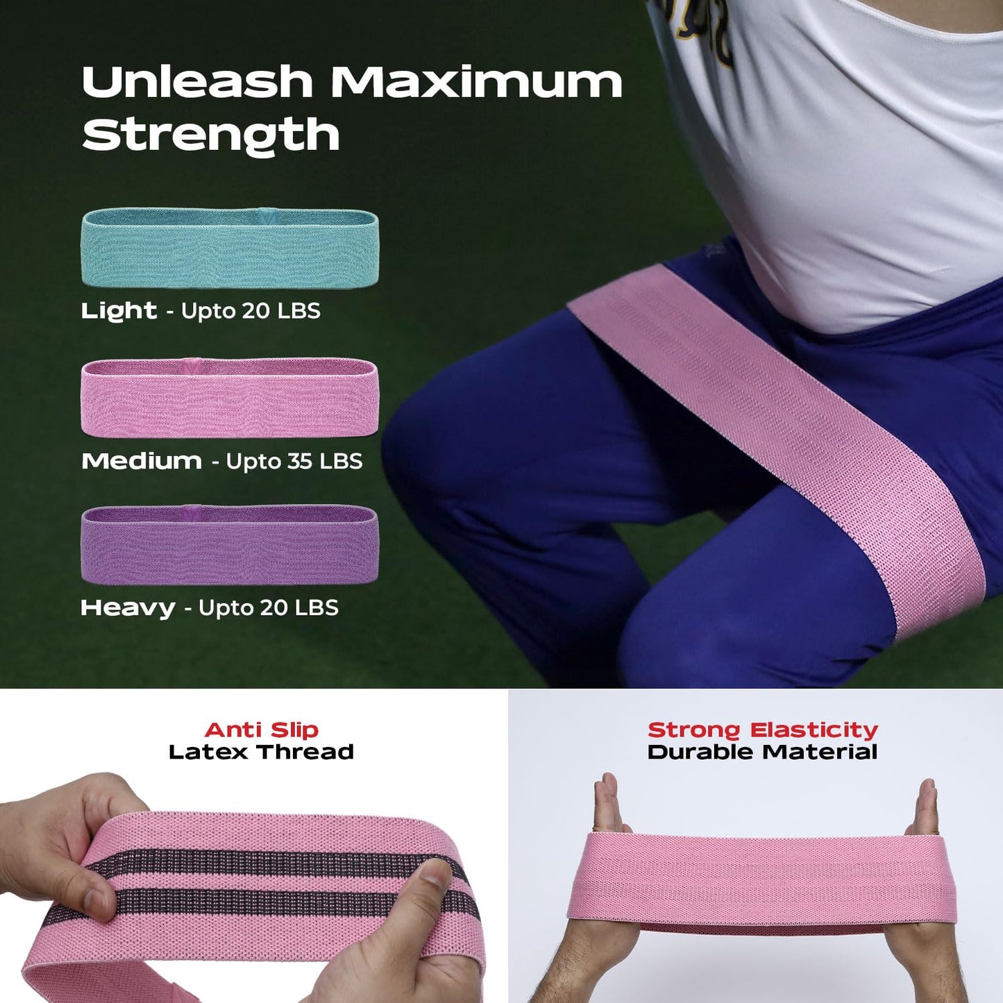 11 Pcs Barbell Pad Set, Gym Accessories Barbell Squat Pad for Hip Thrusts, Lunges,Leg Day,2 Gym Ankle Safety Straps,3 Resistance Bands & 2 Lifting Straps,Barbell Pad with Carry Bag, Towel & Guide Book