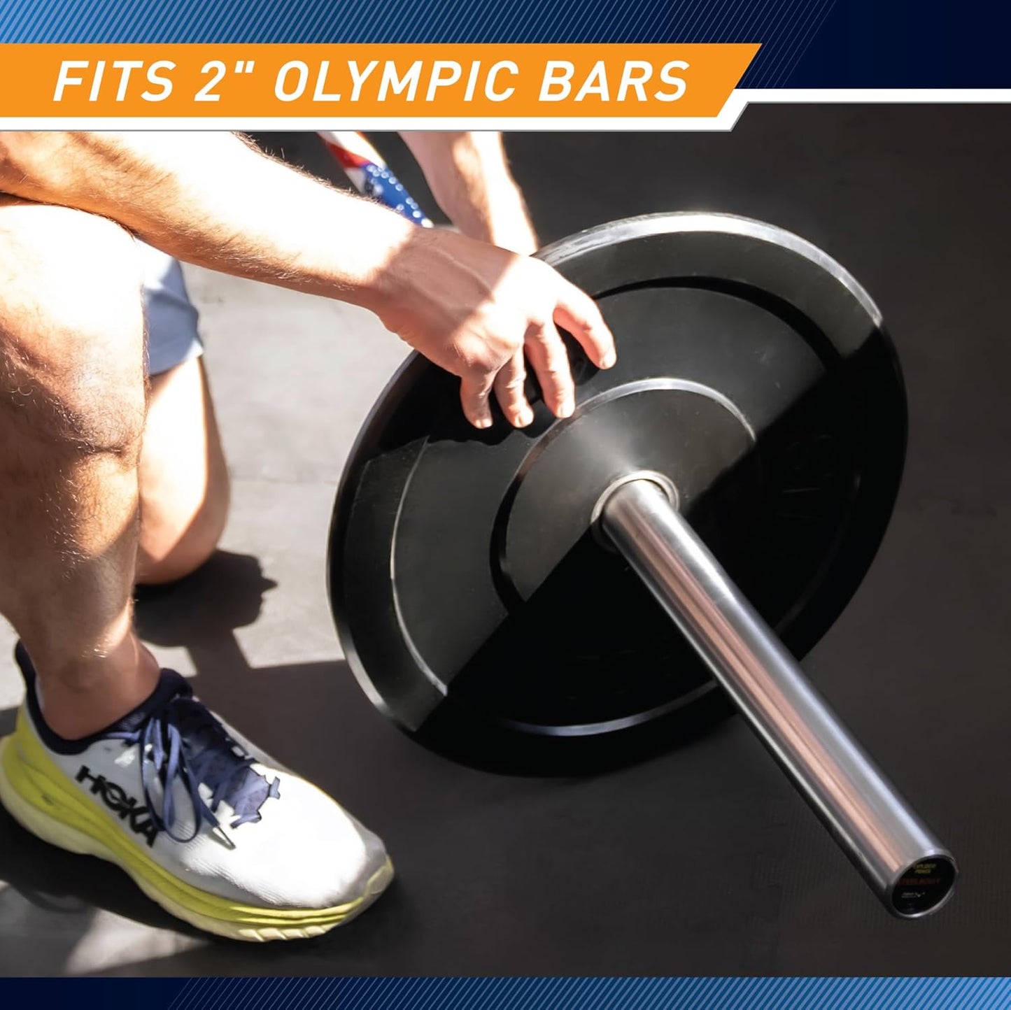 Olympic Rubber Bumper Weight Plates - 10 lb, 25 lb, 35 lb, 45 lb for Strength Training