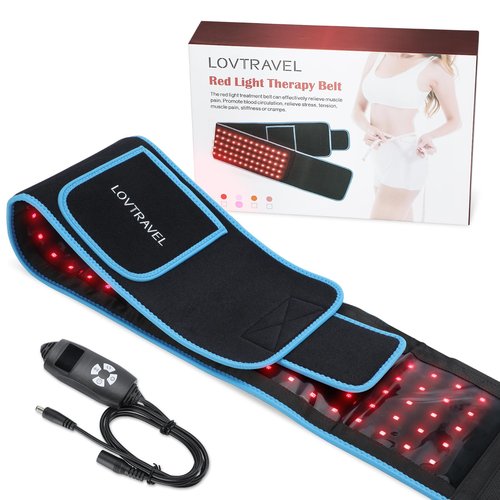LOVTRAVEL Red Light Therapy Belt Infrared Light Therapy Devices for body