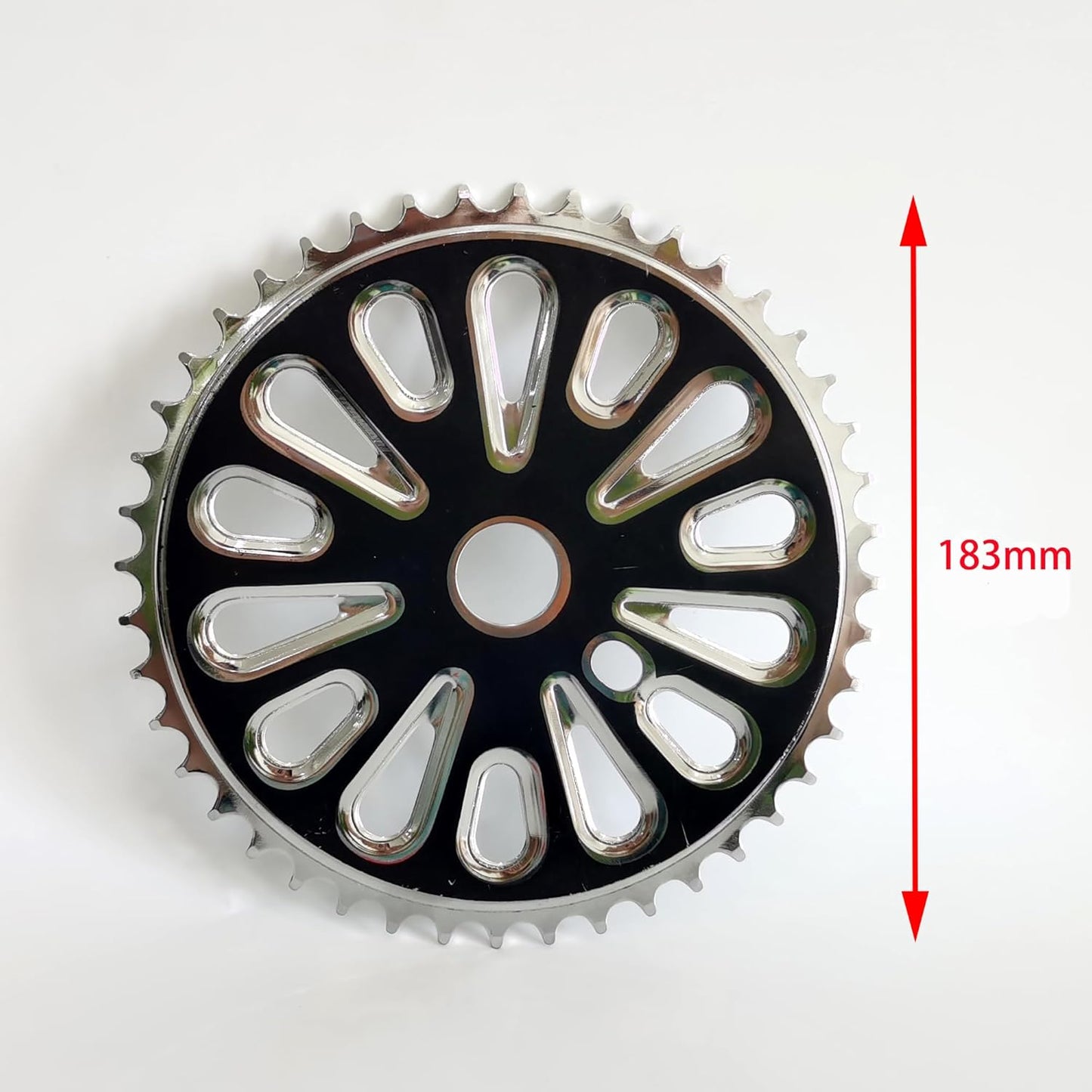 2”Cup Wide Pedal Crank Kit, One-Piece Crank, for 2- Stroke Motor,Gas Motorized Bicycle 48cc/66cc/80cc