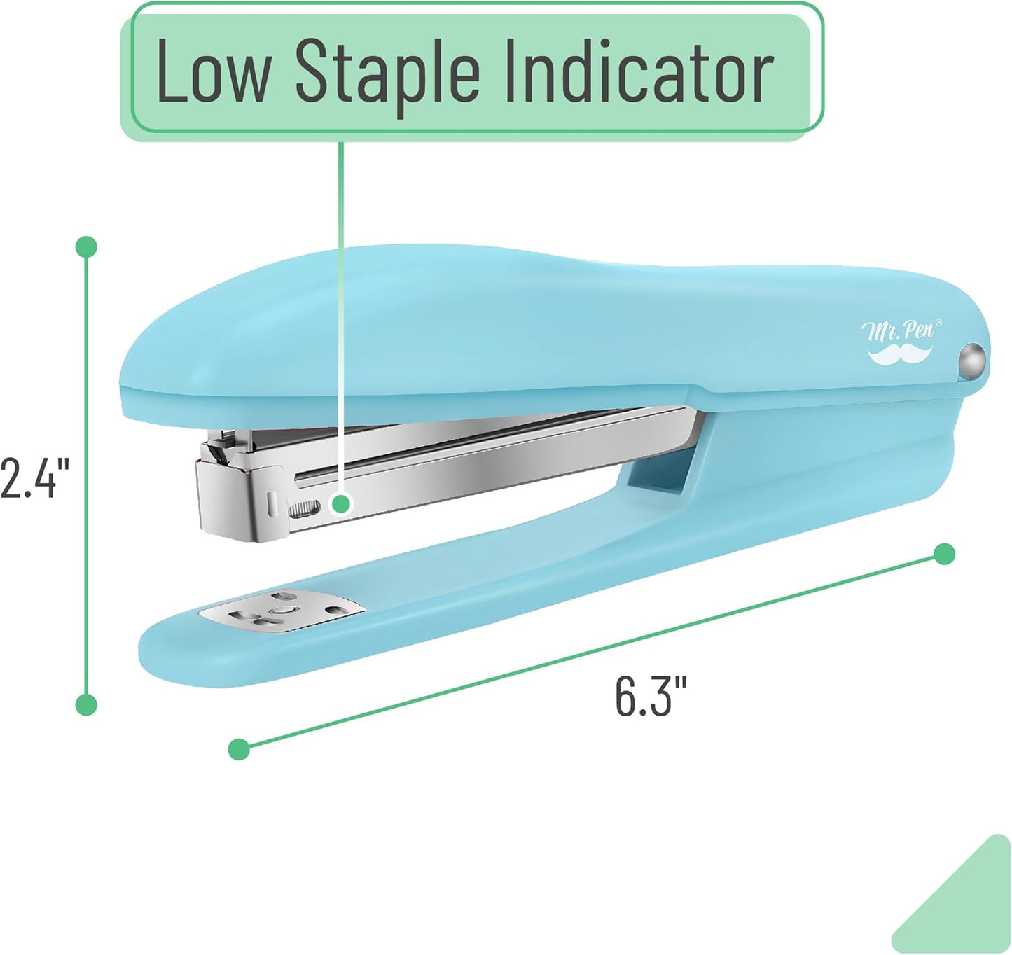 Mr. Pen- Staplers with 200 Staples, 20 Sheet Capacity, Pack of 2, Staplers for Desk, Office Stapler, Desk Stapler, Stapler with Staples, Black Stapler, Paper Stapler, Stapler and Staples