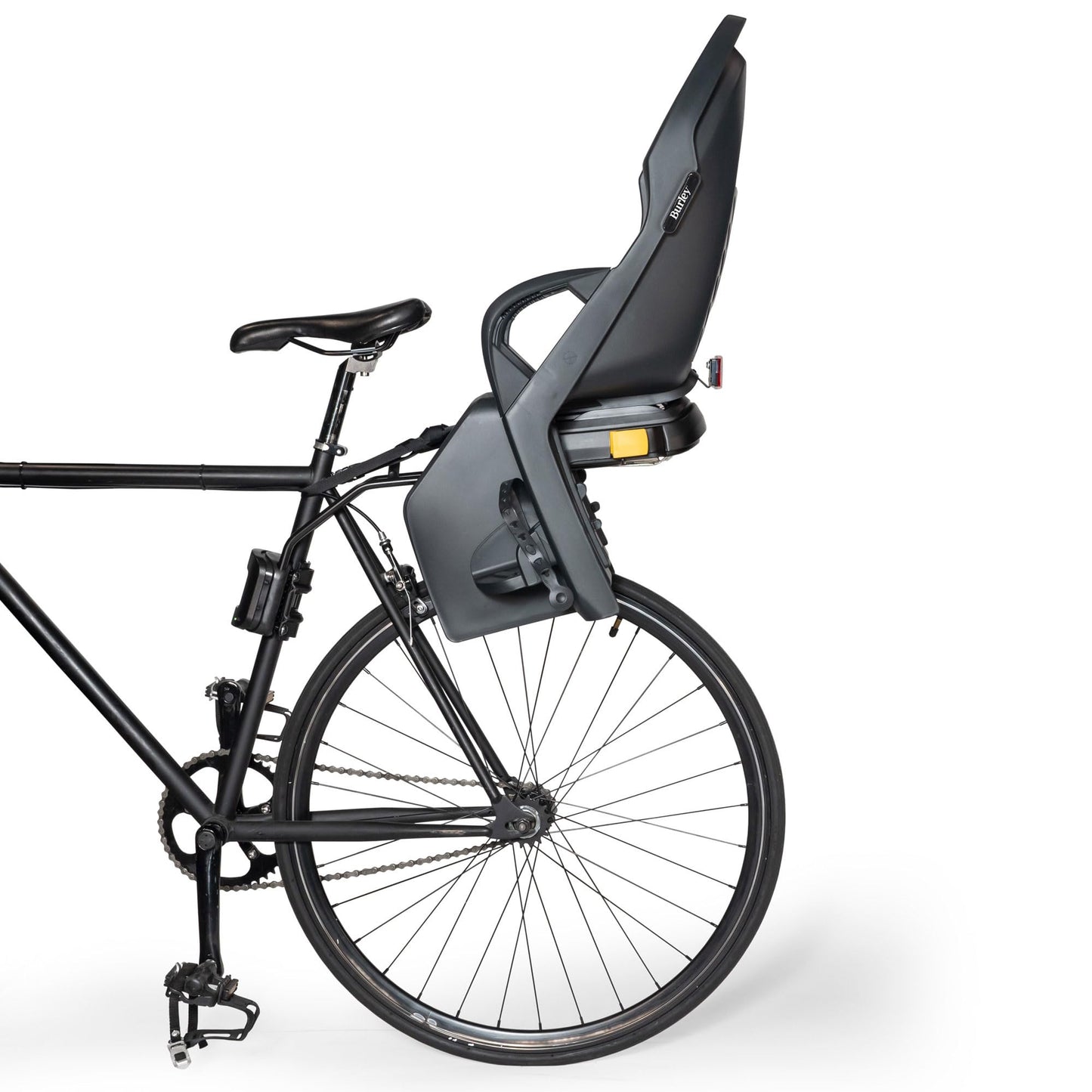 Burley Dash X FM Child Bike Seat, Black/Grey