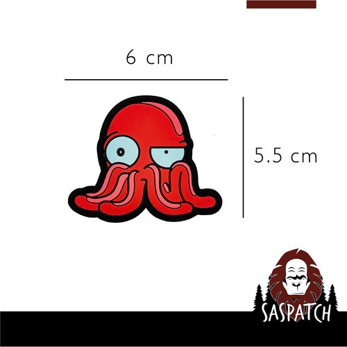 Tentacle Man - PVC Morale Patch | Hook & Loop Backing
