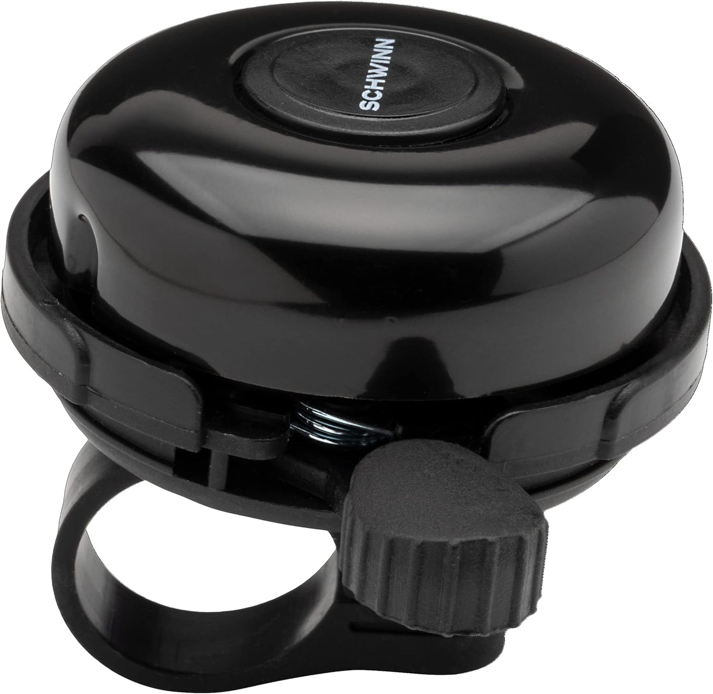 Schwinn Classic Black Bike Bell, Bicycle Accessories, Kids and Adult Bikes, Easy Installation, Loud Ringing Sound