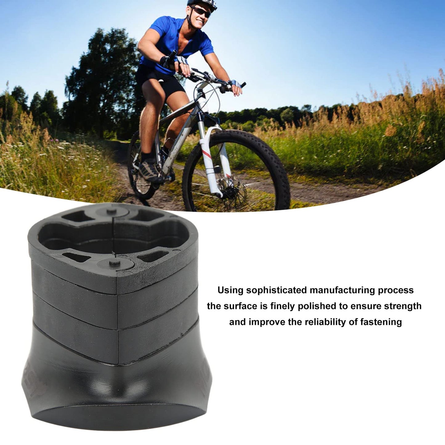 Alomejor Handlebar Gasket Road Handlebar Plastic Spacer Washer for F Series F8 F10 F12