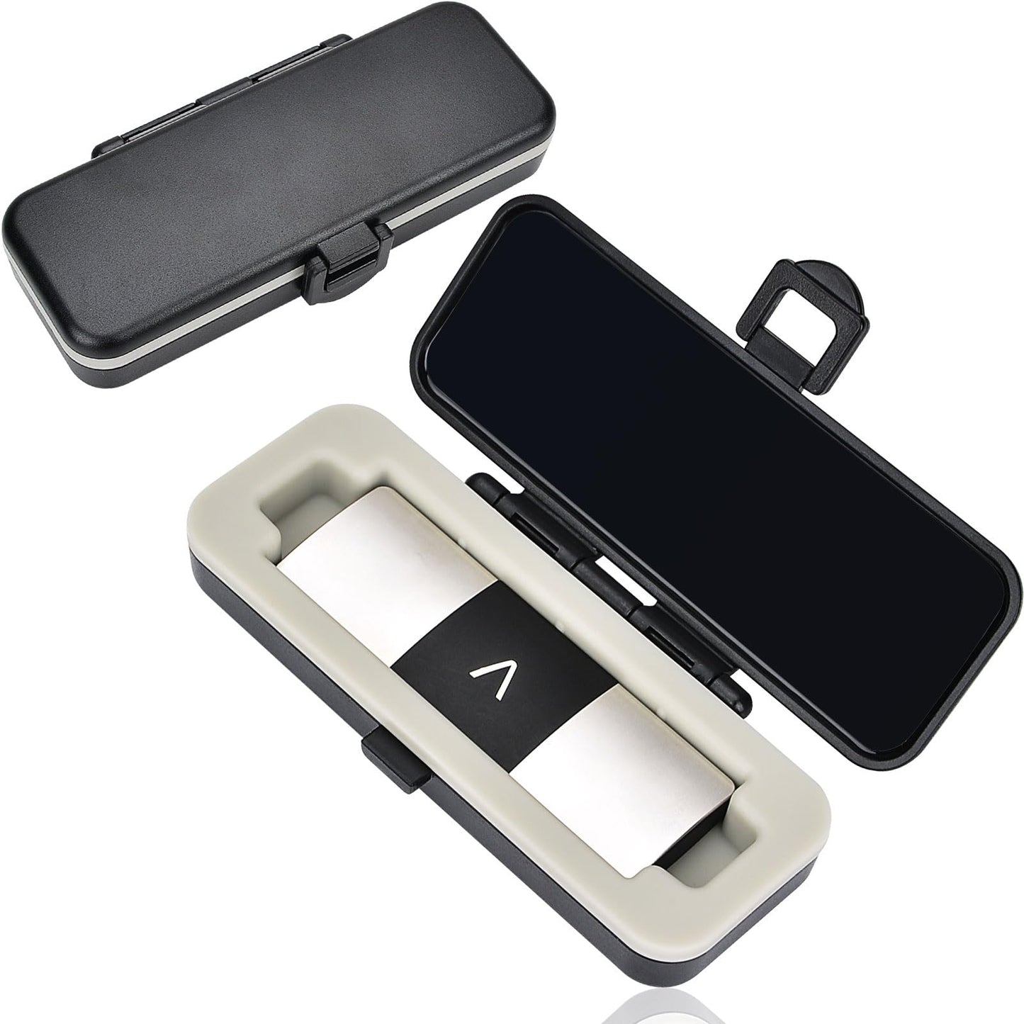 Lamborsafe Hard Carrying Case Only for Kardia Mobile 6L & 6L MAX, KardiaMobile 6-Lead EKG Heart Monitor Case, Keep Clean and Protected (Black)
