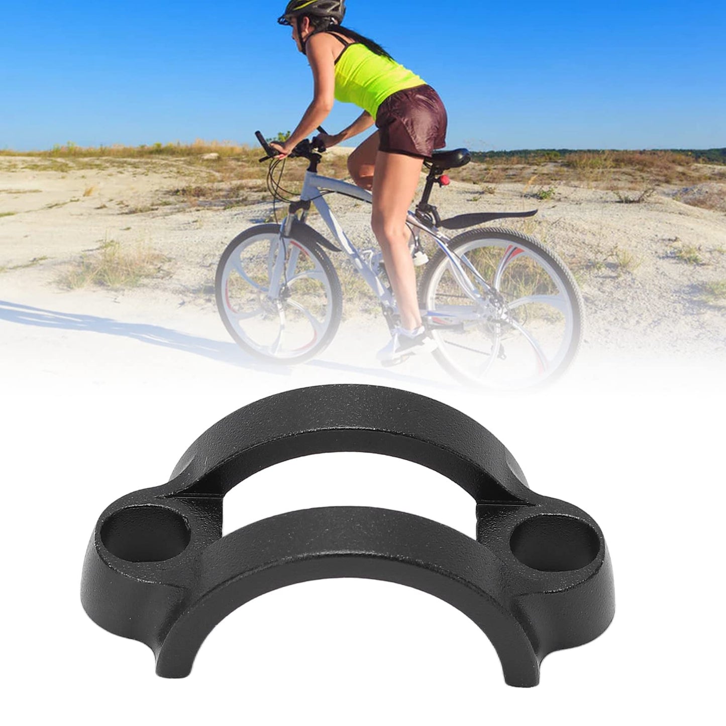 Qiilu Magura Aluminium Alloy U Shape Brake Lever Clamp with 2 Holes