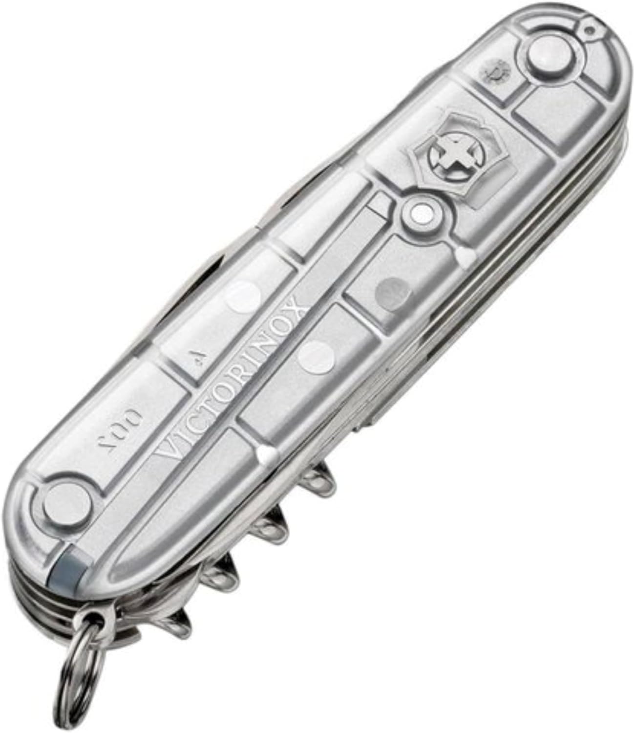 Victorinox Huntsman Swiss Army Knife, 15 Functions, Swiss Made Pocket Knife with Large Blade, Screwdriver, Scissors and Wood Saw - Red