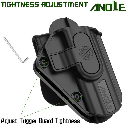 Hellcat Pro Holster Fits Sccy CPX-1 CPX-2 Gen 3 | Taurus GX4, Universal OWB Paddle Gun Holsters for P365 X Macro | M&P 9mm | Glock 17 19 X 43 MOS 44 45 48 | Ruger 57, Auto-Lock | Adjustable Tightness