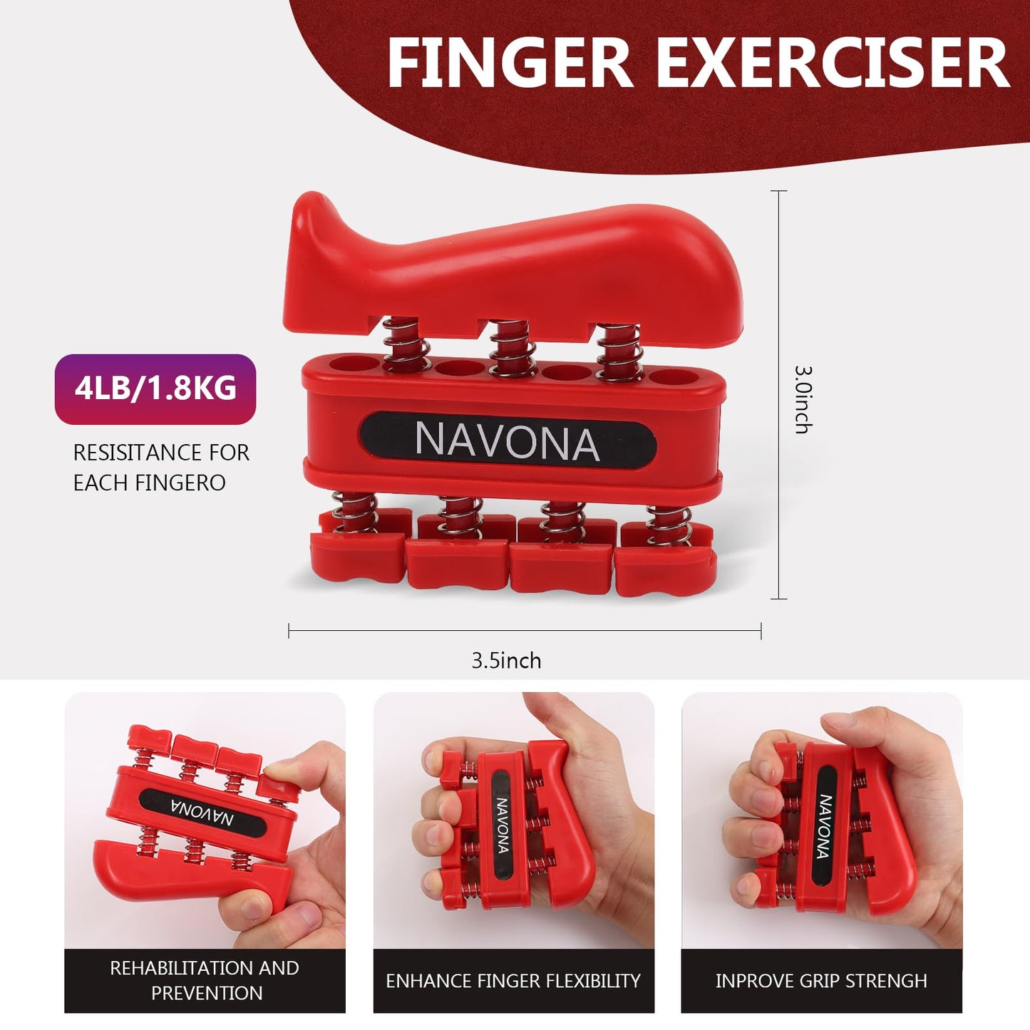 11PCS Grip Strength Trainer Kits, Hand Gripper Strengthener, Forearm Strengthener, Finger Strengthener, Finger Exerciser, Hand Exerciser, Stress Relief Ball, Grip Ring, for Muscle Building, Recover Hand Injury