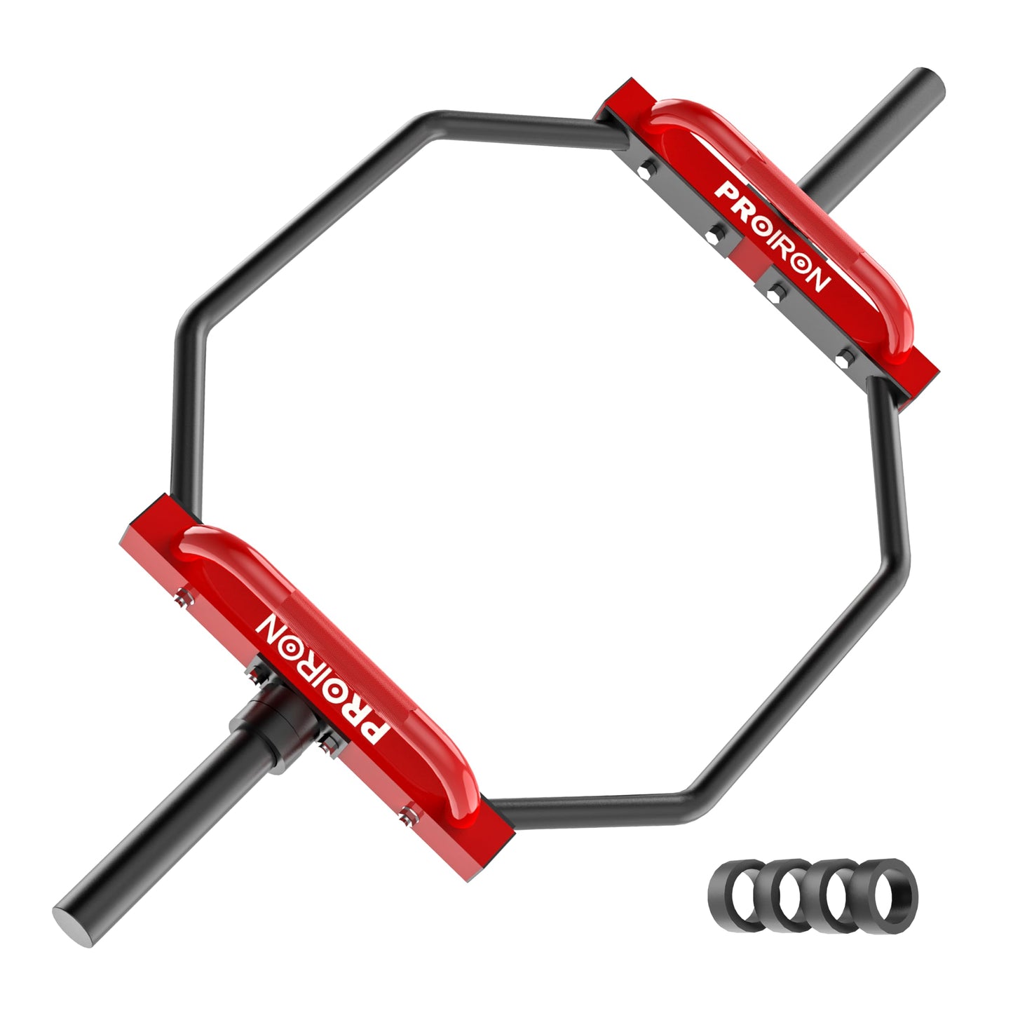 PROIRON Olympic Trap Bar 2", Hex Deadlift Squat Bar, 56" Weight lifting Shrug Bars Barbell Knurled Handles for Shoulder Exercises, Farmers Walk, 250kg Capacity for Home Gym Workout